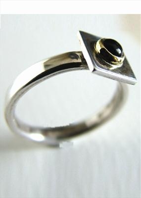 Silver and Amethyst ring by Peter John Reeves, Jewellery